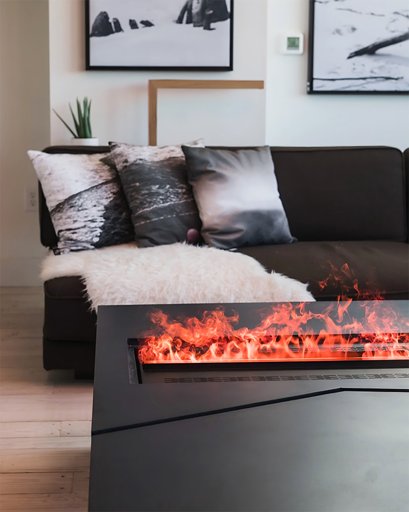 The Most Realistic Electric Fireplace Flame by Fireplace Craftsman Realistic 3D water mist electric fireplace flame effect