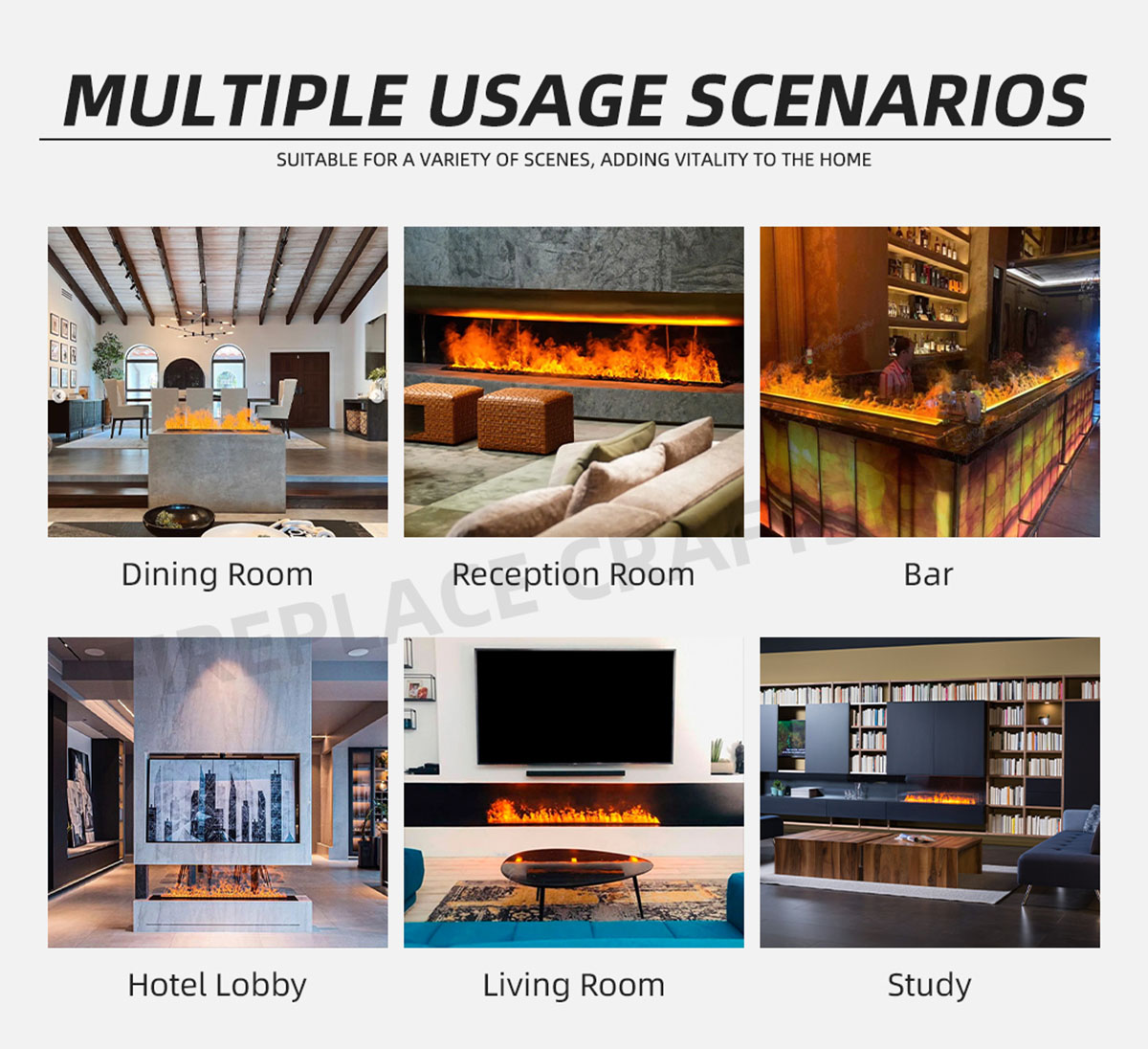 Electric-Fireplace-Log-Insert-Heater-Multiple-Usage-Scenarios