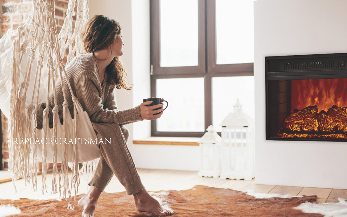 Ultra-Thin Wall-Mounted Fireplace Design Close-up view of an ultra-slim linear wall-mounted electric fireplace design